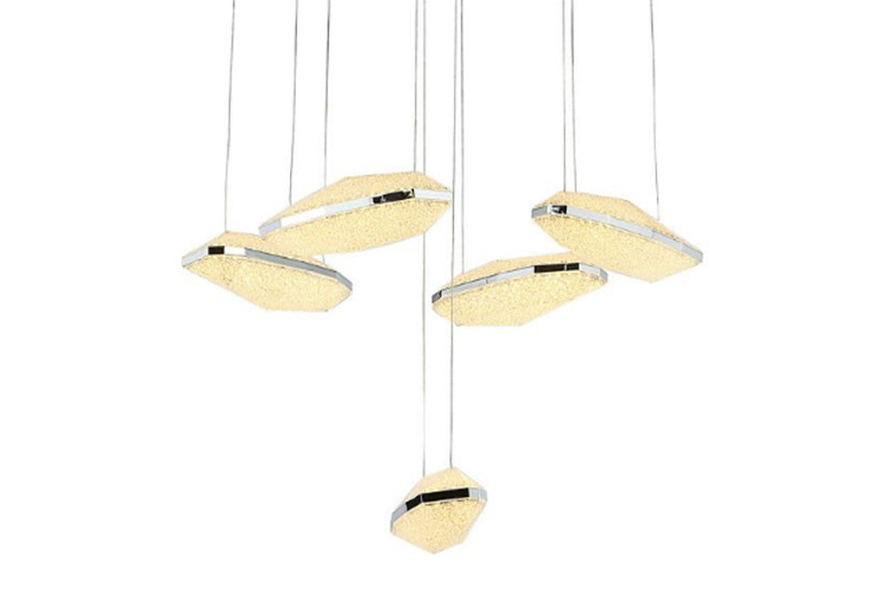 Luyen Five-Arms Led-Light Chandelier 24W*5