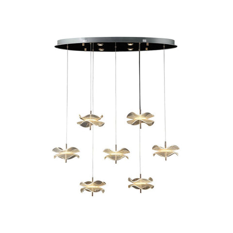 Mezzano Seven-Arms Led-Light Desk Chandelier 54W 3000K