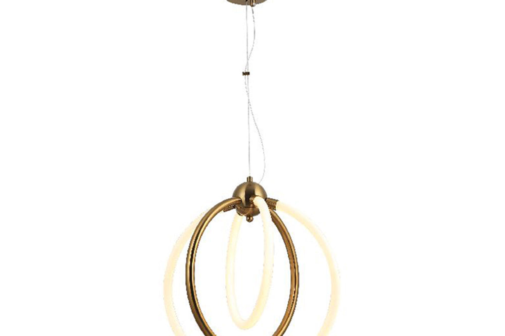 Nelas Small Led-Light Two-Arm Antique Chandelier 50W 3000K