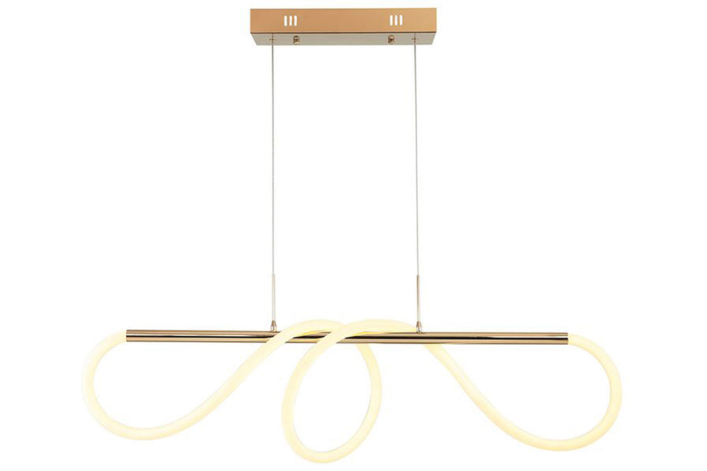 Paradas Led-Light Golden Desk Chandelier 75W 3000K