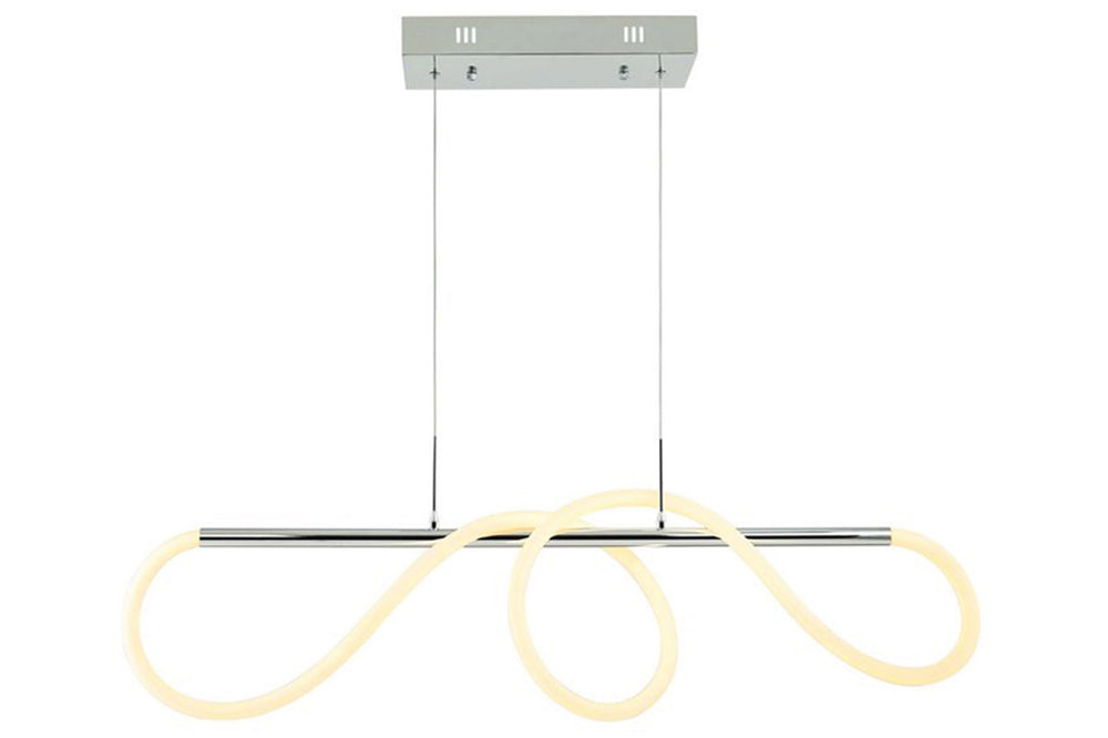 Paradas Led-Light Chrome Desk Chandelier 75W 3000K