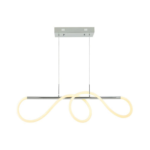 Paradas Led-Light Chrome Desk Chandelier 75W 3000K