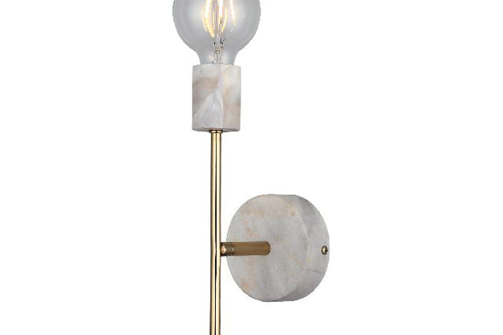 Paro Single Golden Wall Lamp 1Xe27