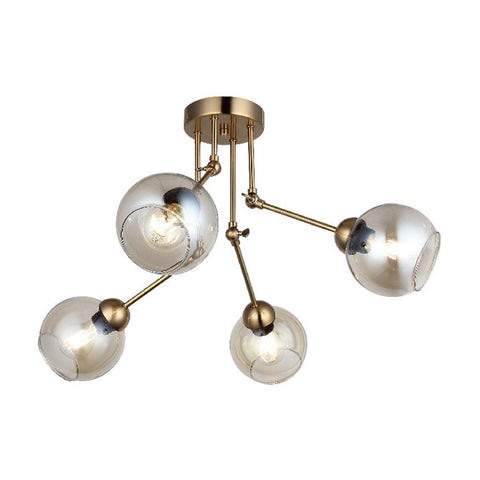 Pore Four-Arms Antique Lak Chandelier 4Xe27