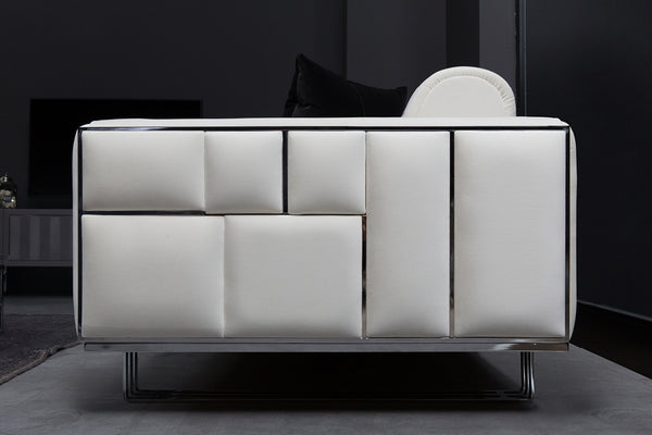 Prizma Black White Sofa