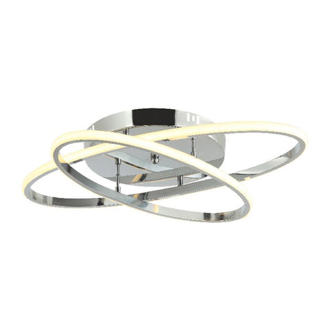 Rovıgo Two-Arm Chrome Led-Light Plafonyer 42W 3000K