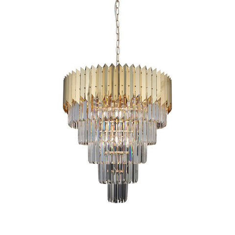 Sestino Golden Chandelier 12*E14