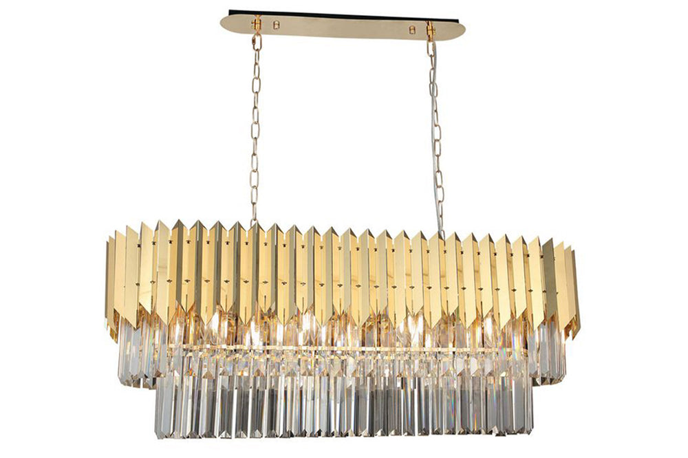 Sestino Golden Dining Table Chandelier 13*E14