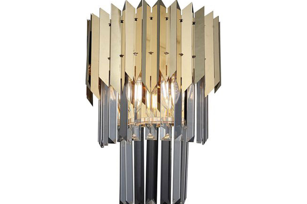 Sestino Double Golden Wall Lamp 2*E14