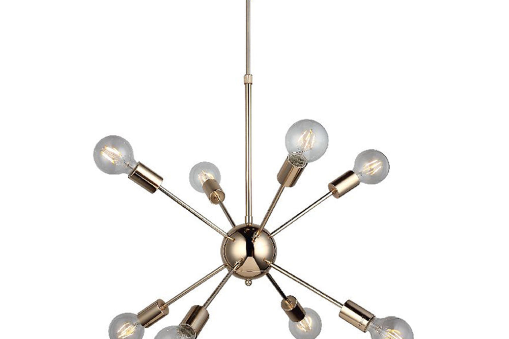 Taron Eight-Arms Golden Chandeliler E27X8