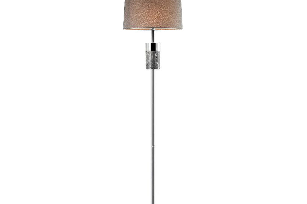 Tavıs Large Floor Lamp Chrome Ex27