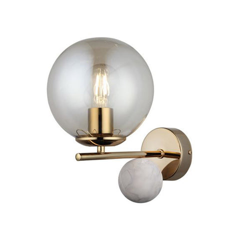 Toppo Single Golden Wall Lamp 1Xe27