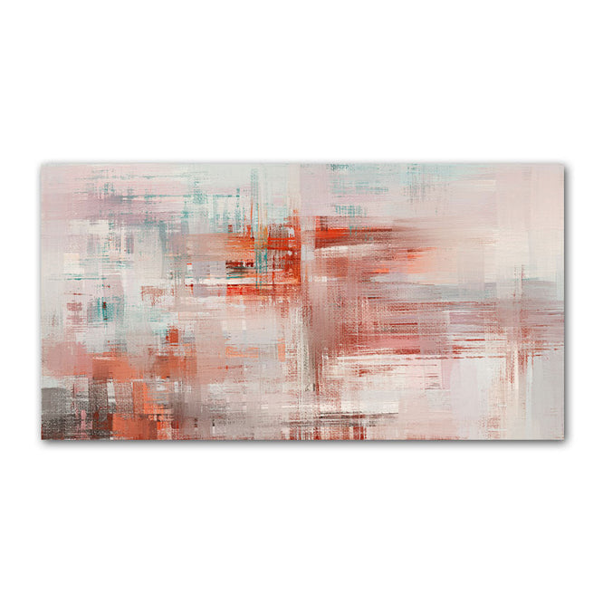 Burned Orange Abstract Oil Painting Textured Painting