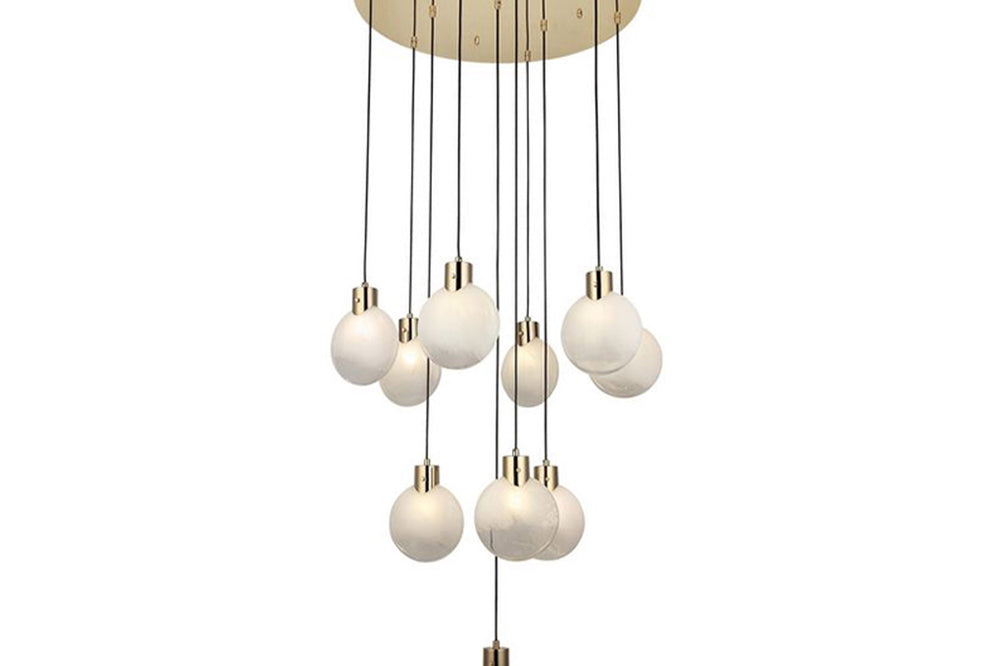 Vekmo Ten-Arms Golden Chandeliler 10Xe14